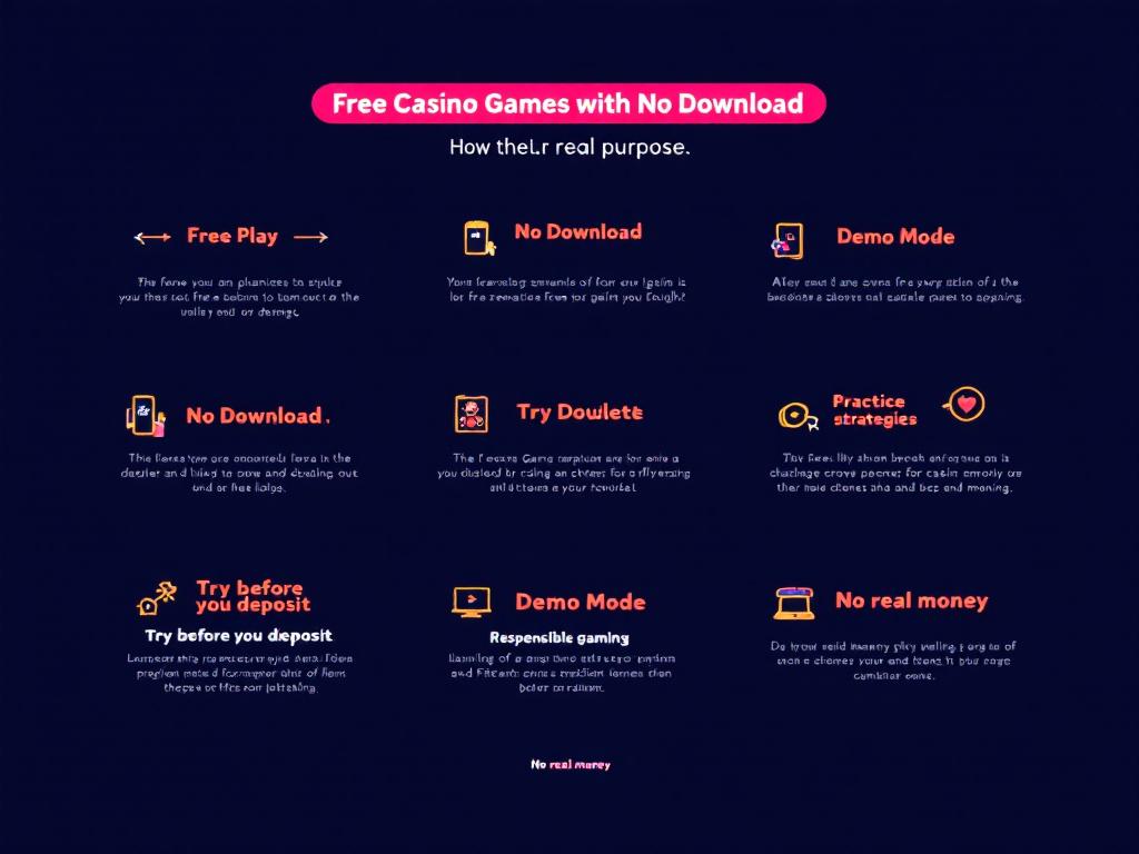 Jeux de casino gratuit sans téléchargement : à quoi ça sert vraiment ?