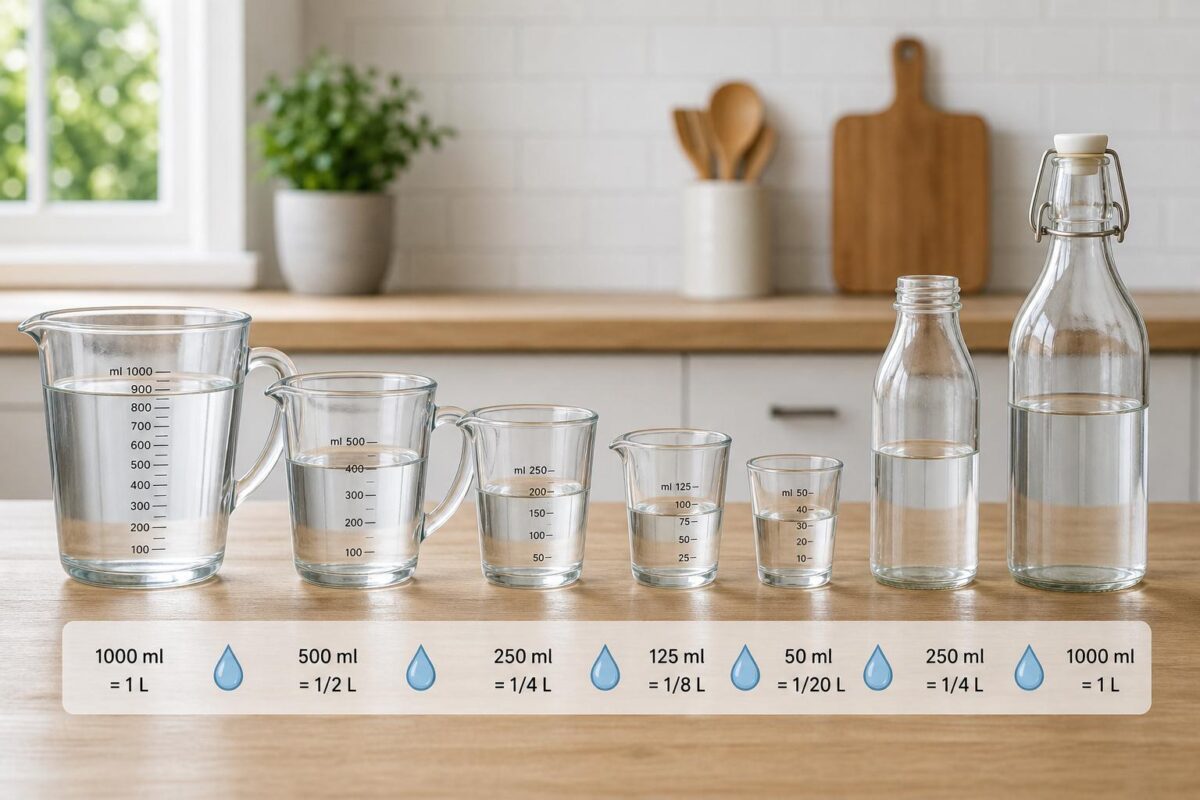 5cl en ml : la conversion simple qui évite les erreurs de dosage en cuisine