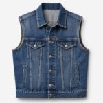 veste en jean sans manches : comment la porter sans faute et la rendre vraiment actuelle