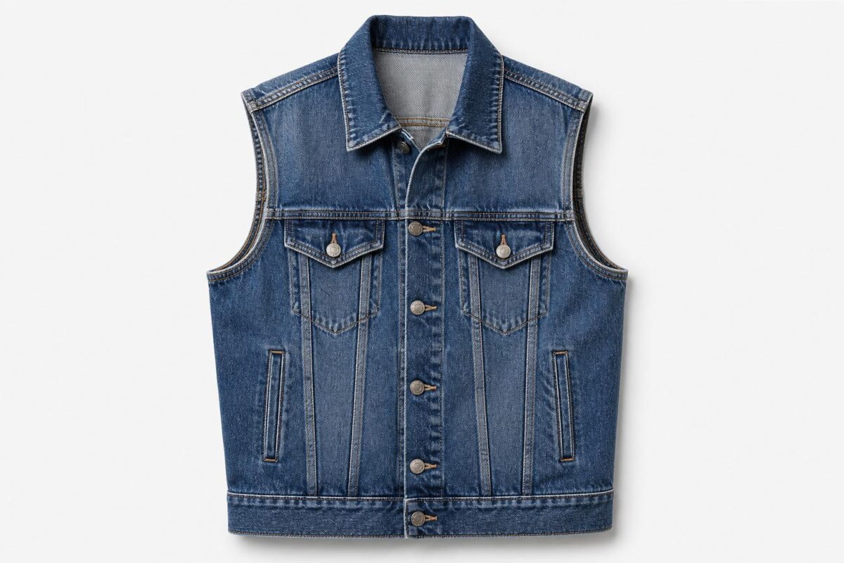 Veste en jean sans manches : comment la porter sans faute et la rendre vraiment actuelle