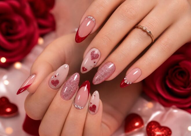 Ongles en gel pour la saint-valentin : idées romantiques qui sortent du cliché