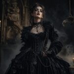 Robe gothique : secrets de style, matières et coupes pour une allure singulière et actuelle