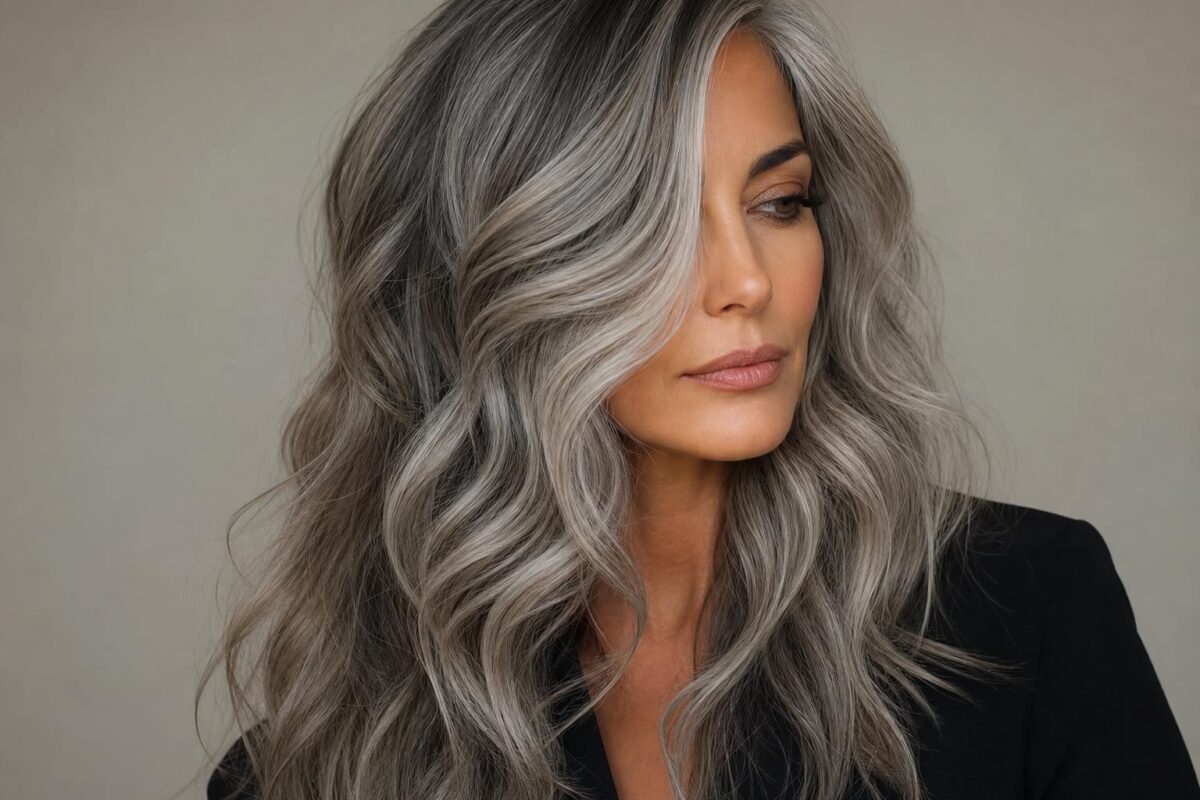 Balayage gris : les nuances qui changent tout pour un look moderne et discret