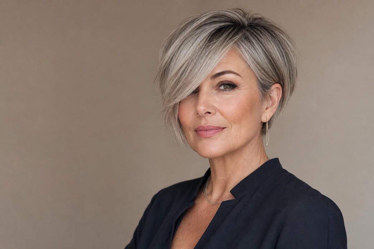 Coupe asymétrique femme 50 ans : les détails qui changent tout sans effort