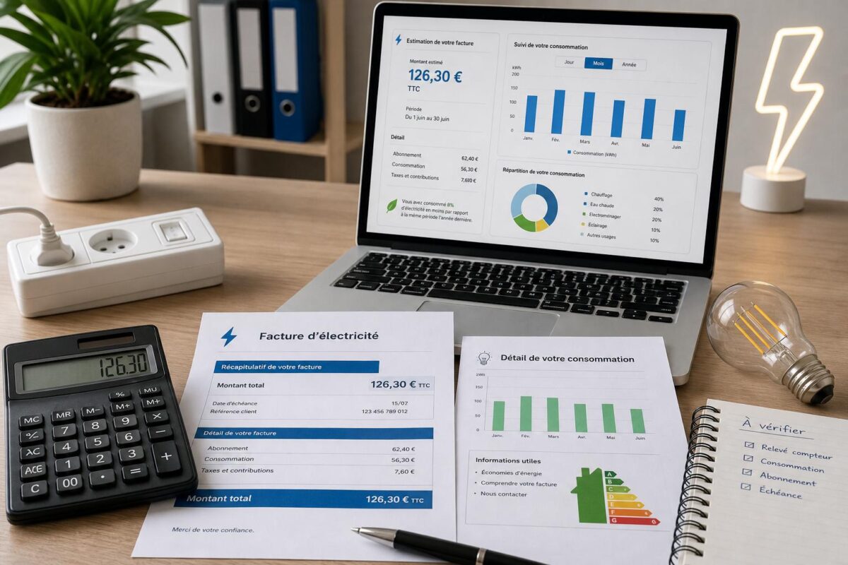 Estimation facture électricité : calculs, écarts cachés et leviers pour payer moins