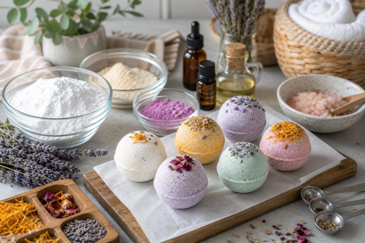 Bombes de bain maison : guide détendu pour des bulles colorées, sans rater le séchage