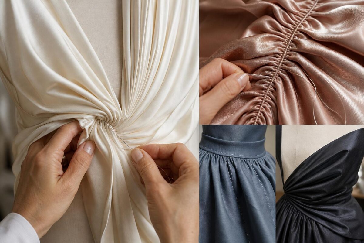Fronces couture : techniques pour des fronces nettes, régulières et faciles à réussir