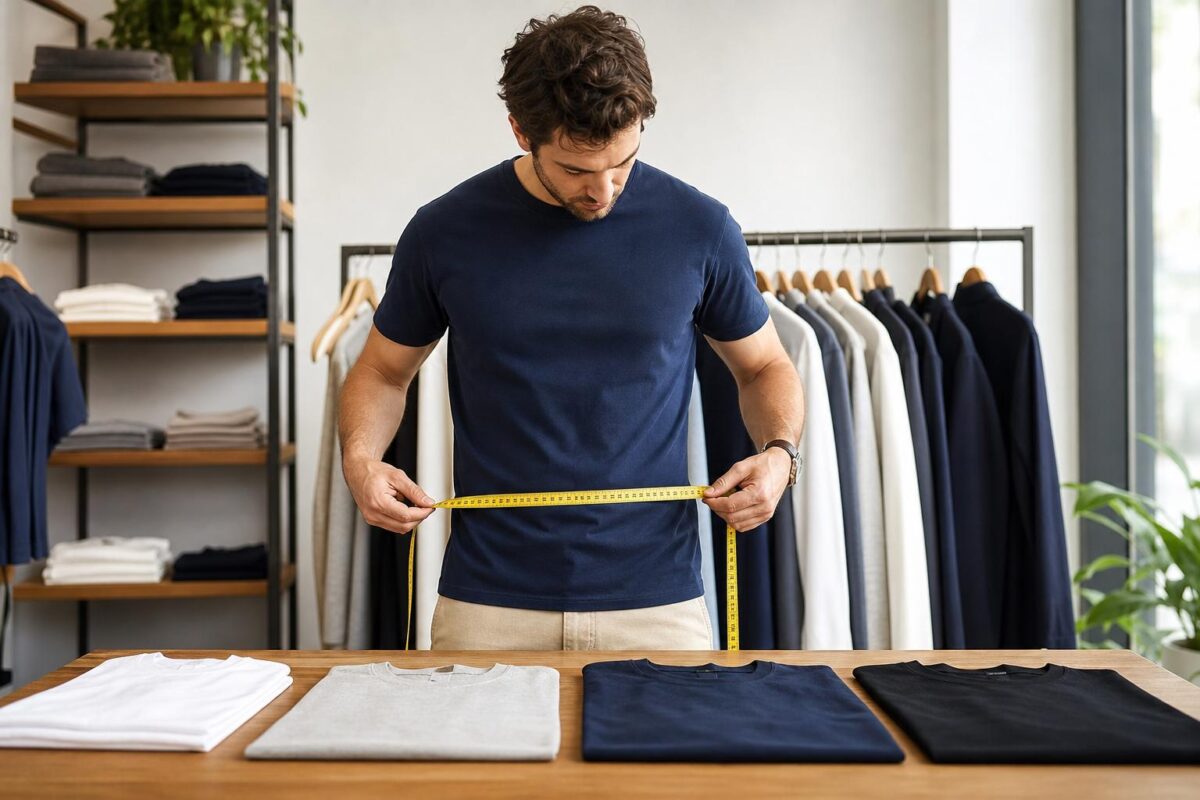T-shirt : trouver la bonne taille sans se tromper grâce aux bonnes mesures et repères