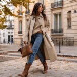 Tenues avec des santiags tendance cet automne : 9 associations faciles pour un style affirmé