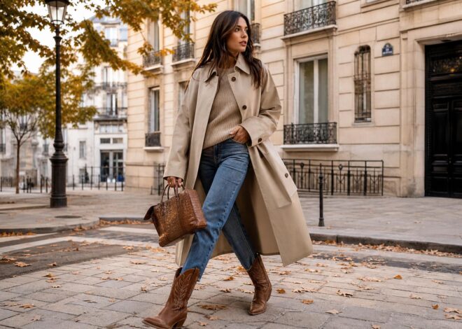 Tenues avec des santiags tendance cet automne : 9 associations faciles pour un style affirmé